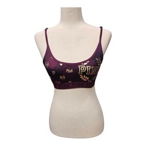 PINK Victoria's Secret Plaid Sports Bra